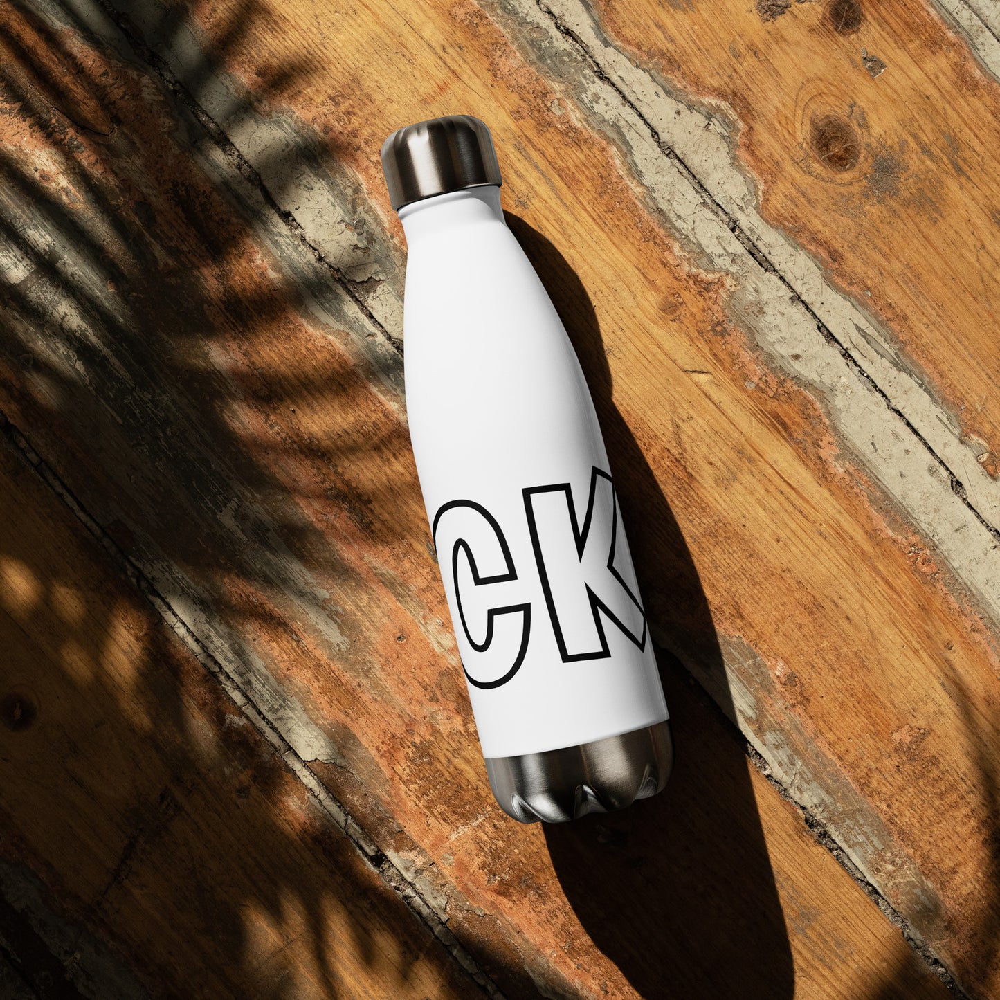 Stainless steel water bottle